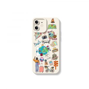 Adventure Awaits Graphic Silicone Case for Apple iPhone Series