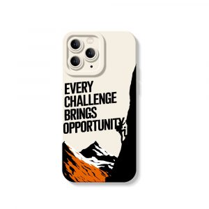 Mountain Motivation Adventure Silicone Case for Apple iPhone Series