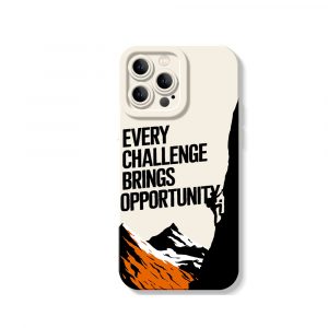 Mountain Motivation Adventure Silicone Case for Apple iPhone Series