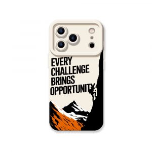 Mountain Motivation Adventure Silicone Case for Apple iPhone Series