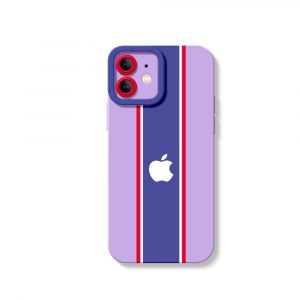 Patriotic Stripe Elegance Silicone Case for Apple iPhone Series