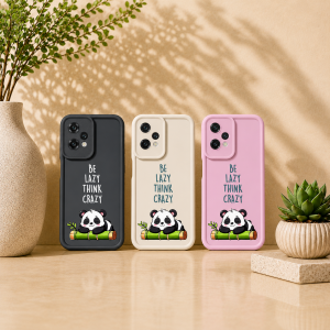 Panda Dreaming Zen Be Lazy Think Crazy Silicone Case for OnePlus Nord CE 2 Lite 5G