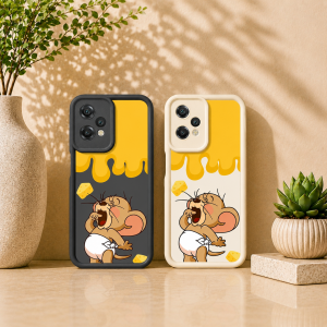 Cheesy Delight Mouse Design Silicone Case for OnePlus Nord CE 2Lite 5G