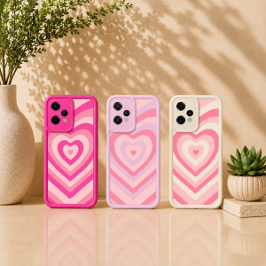 Vibrant Pink Heartbeat Silicone Case for OnePlus Nord CE 2 Lite 5G