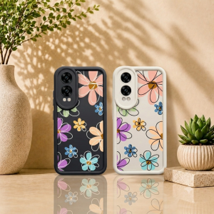 Bold Blossom Delight Silicone Case for OnePlus Nord CE 4Lite 5G