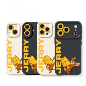 Cheesy Mouse Delight Silicone Case for Apple iPhone Series