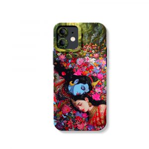 Dreamy Floral Deity Art Silicone Case for Apple iPhone Series