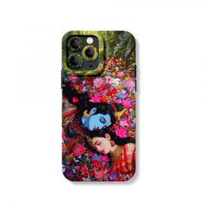 Dreamy Floral Deity Art Silicone Case for Apple iPhone Series