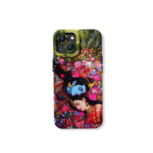 Dreamy Floral Deity Art Silicone Case for Apple iPhone Series