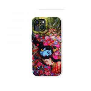 Dreamy Floral Deity Art Silicone Case for Apple iPhone Series