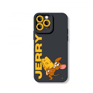 Cheesy Mouse Delight Silicone Case for Apple iPhone Series
