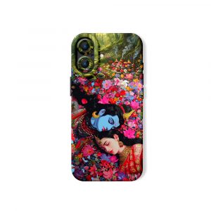 Dreamy Floral Deity Art Silicone Case for Apple iPhone Series