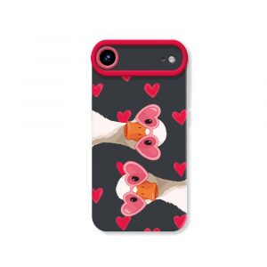Quirky Love Goose Silicone Case for Apple iPhone Series