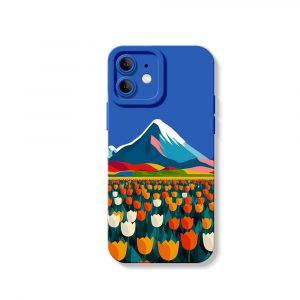 Mountain Bloom Vista Silicone Case for Apple iPhone Series