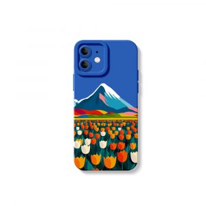 Mountain Bloom Vista Silicone Case for Apple iPhone Series
