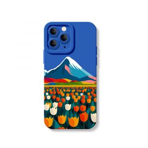 Mountain Bloom Vista Silicone Case for Apple iPhone Series