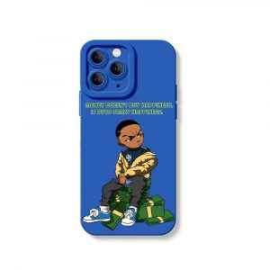 Street Style Swagger: Hustle & Stacks Silicone Case for Apple iPhone Series