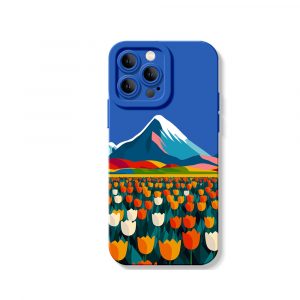 Mountain Bloom Vista Silicone Case for Apple iPhone Series