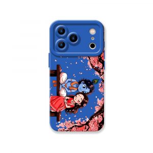 Blossom Harmony Enchanting Duo Silicone Case for Apple iPhone Series - iPhone 17 Pro Max, Blue