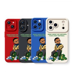 Street Style Swagger: Hustle & Stacks Silicone Case for Apple iPhone Series