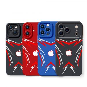 Electric Flash Fusion Silicone Case for Apple iPhone Series