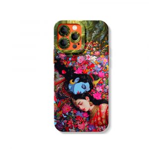 Dreamy Floral Deity Art Silicone Case for Apple iPhone Series