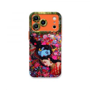 Dreamy Floral Deity Art Silicone Case for Apple iPhone Series