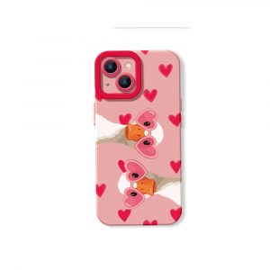Quirky Love Goose Silicone Case for Apple iPhone Series