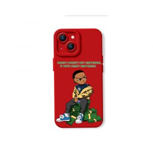 Street Style Swagger: Hustle & Stacks Silicone Case for Apple iPhone Series