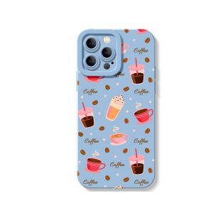 Brewed Bliss Coffee Lovers Silicone Case for Apple iPhone Series