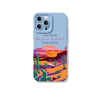 Desert Serenity Vibes Silicone Case for Apple iPhone Series