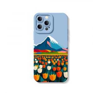Mountain Bloom Vista Silicone Case for Apple iPhone Series