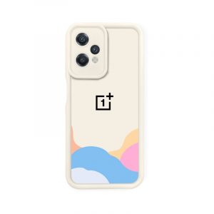 Colorful Pastel Wave Silicone Case for OnePlus Nord CE 2 Lite 5G - White