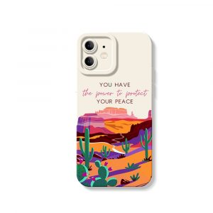 Desert Serenity Vibes Silicone Case for Apple iPhone Series