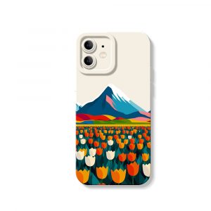 Mountain Bloom Vista Silicone Case for Apple iPhone Series