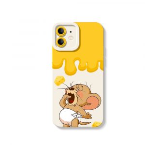Cheesy Drip Delight Silicone Case for Apple iPhone Series