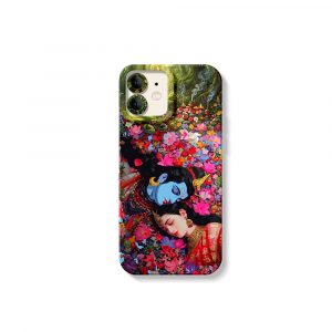 Dreamy Floral Deity Art Silicone Case for Apple iPhone Series