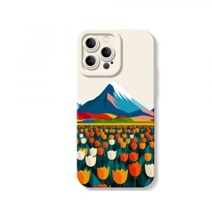 Mountain Bloom Vista Silicone Case for Apple iPhone Series