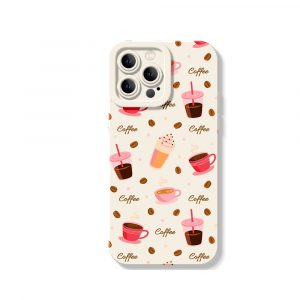 Brewed Bliss Coffee Lovers Silicone Case for Apple iPhone Series