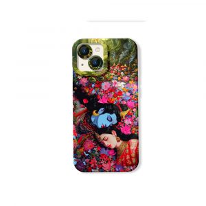 Dreamy Floral Deity Art Silicone Case for Apple iPhone Series