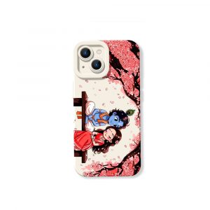 Blossom Harmony Enchanting Duo Silicone Case for Apple iPhone Series - iPhone 15, White