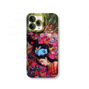 Dreamy Floral Deity Art Silicone Case for Apple iPhone Series
