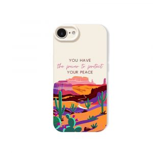 Desert Serenity Vibes Silicone Case for Apple iPhone Series