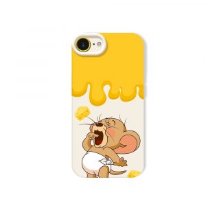Cheesy Drip Delight Silicone Case for Apple iPhone Series