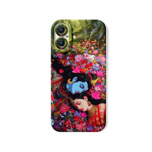 Dreamy Floral Deity Art Silicone Case for Apple iPhone Series