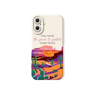 Desert Serenity Vibes Silicone Case for Apple iPhone Series