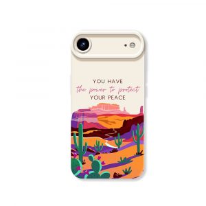 Desert Serenity Vibes Silicone Case for Apple iPhone Series