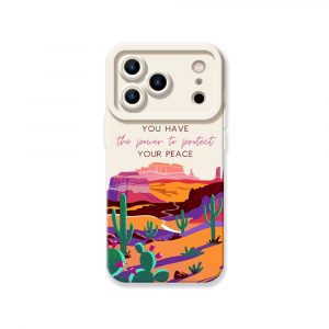 Desert Serenity Vibes Silicone Case for Apple iPhone Series