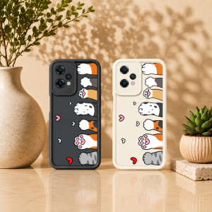Paws and Hearts Playful Silicone Case for OnePlus Nord CE 2 Lite 5G