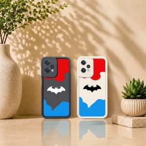 Colorful Bat Silhouette Silicone Case for OnePlus Nord CE 2 Lite 5G